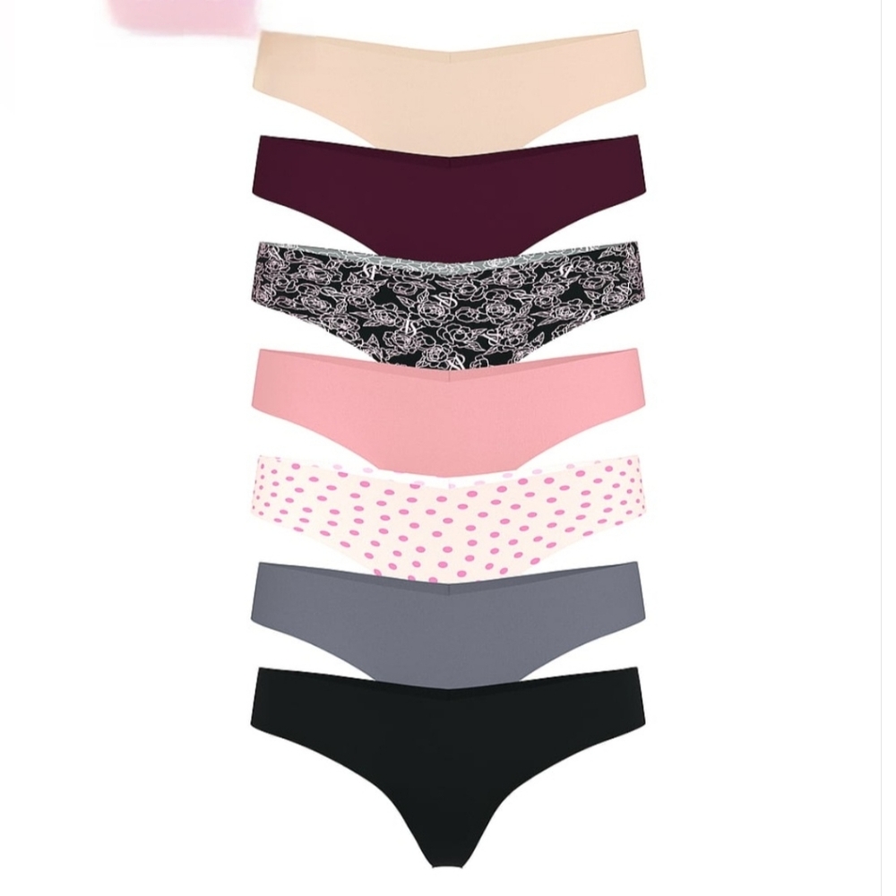 Victoria's Secret No Show Thong Panty 7 Pack.